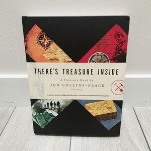 There's Treasure Inside: A Treasure Hunt by Jon Collins-Black Hardback